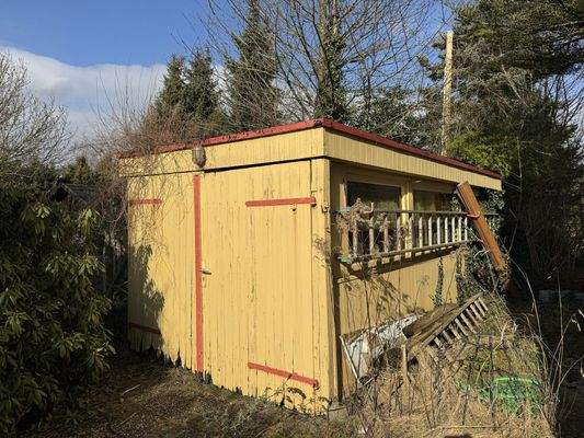 Platz für Gartengeräte 