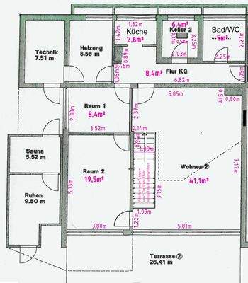 Grundriss Gartengeschoss