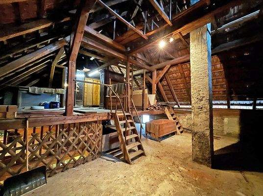 Dachboden in der Scheune