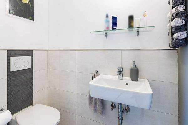 Teilansicht Gäste-WC EG