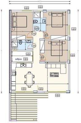 Kreta, Ammoudara: Villa in einer Anlage in Meeresnähe zu verkaufen