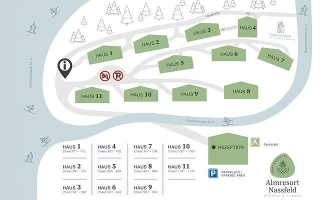 Almresort-Nassfeld-Grundriss
