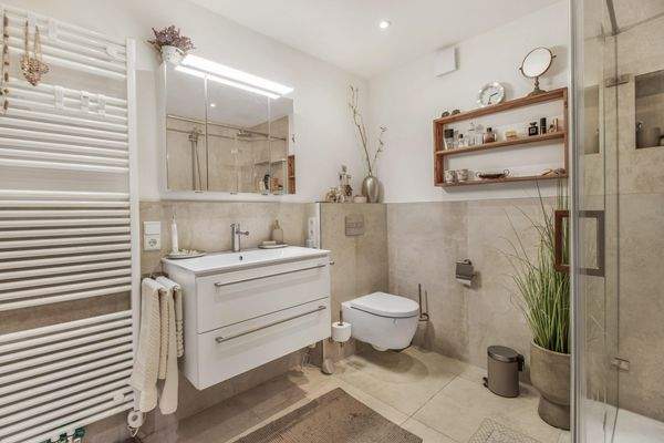 Badezimmer im Souterrain