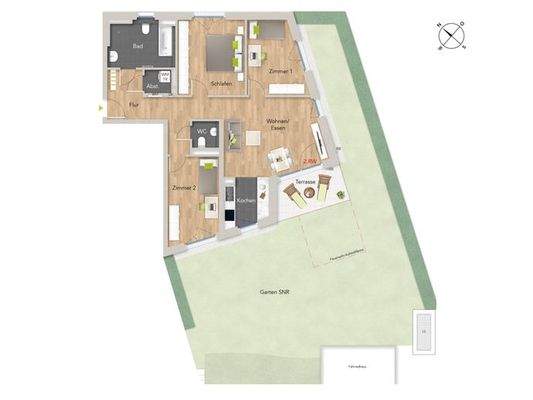 Grundriss_Ehrenkirchen_1BA_WE401