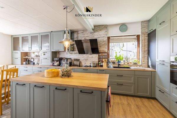 Küche – Kochbereich mit Insel