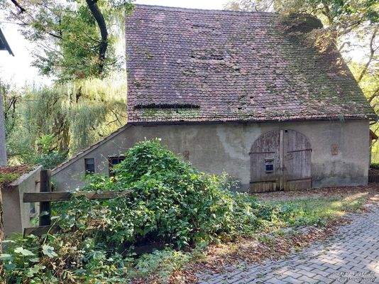 Scheune Eingang