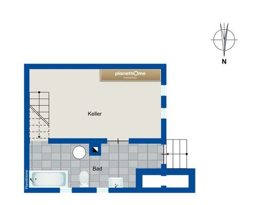 Grundriss Keller