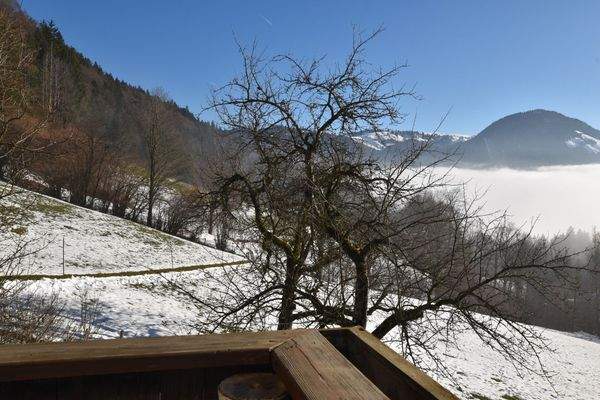 Aussicht vom Balkon Wohnen