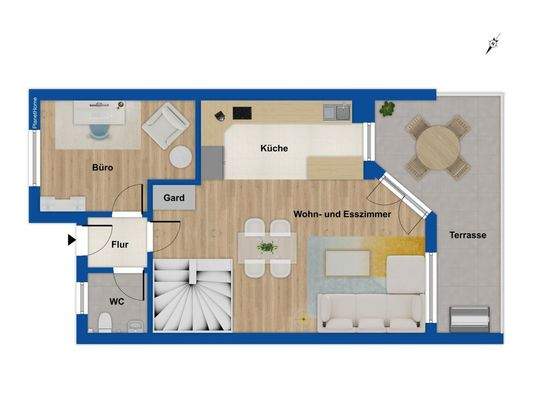 Grundriss Erdgeschoss 