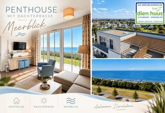 Penthouse mit Meerblick im Aparthotel "Waterkant Suites"