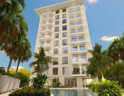 Apartments in a Two-Block Project Near the Sea in Alanya