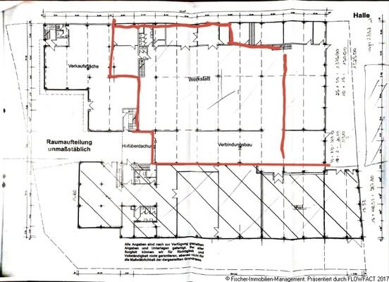 Grundriss Halle 2