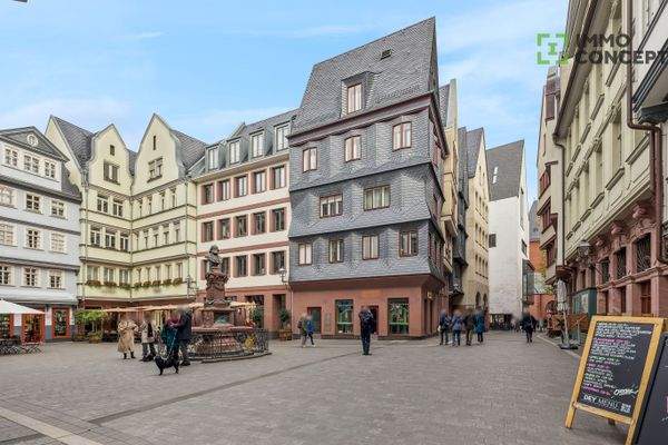 Gesellschaftsplatz am Stoltze-Brunnen, historischer Hühnermarkt