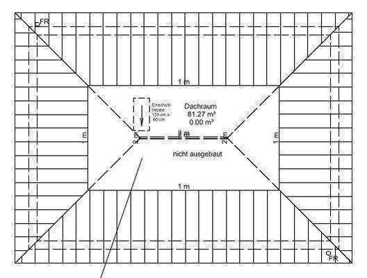 Grundriss Dachraum