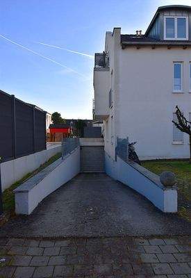 Zufahrt in die Tiefgarage