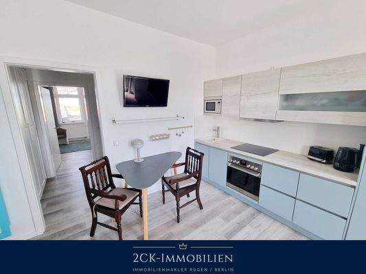 Wohn-, Essbereich mit Küche