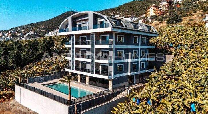 Beautiful Sea View Stylish Real Estate in Antalya Alanya