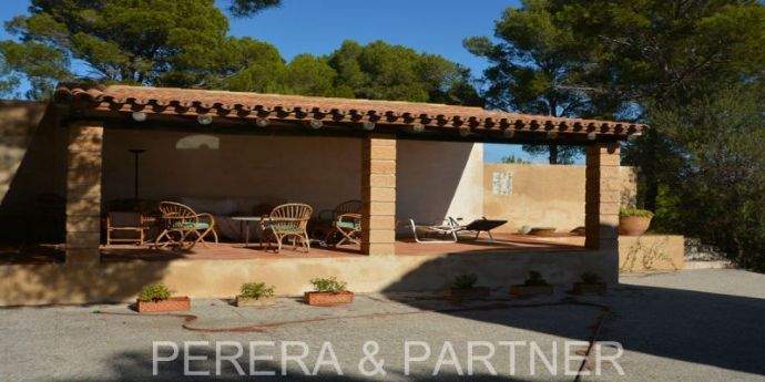 Überdachte Terrasse