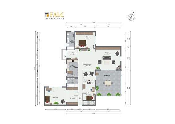 Grundriss Bungalow EG