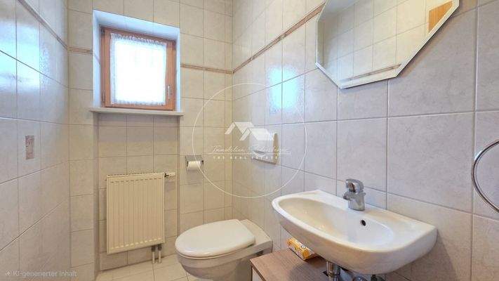 Gäste-WC im Erdgeschoss