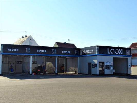 neuer Autowaschpark ist ebenso auf dem Areal 