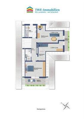 Grundriss Dachgeschoss