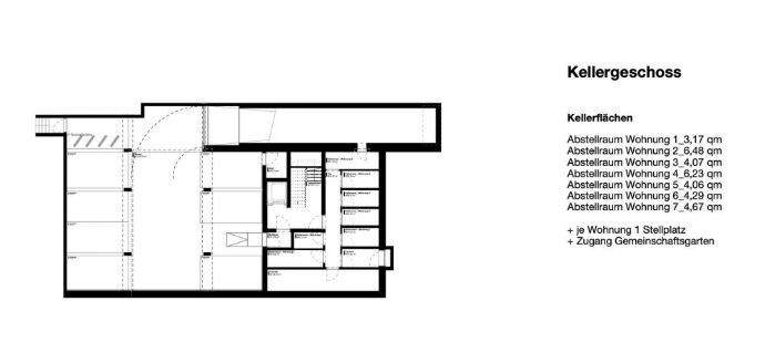 Grundriss Tiefgarage