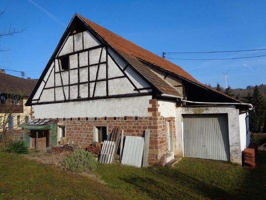 Die Scheune mit Garage