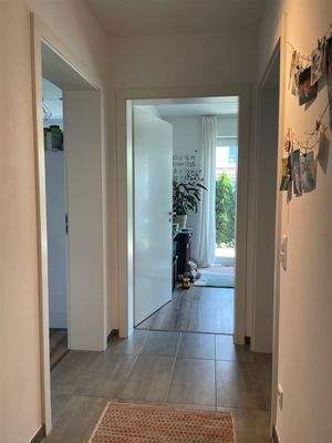 Blick in eine der Wohnungen ... 