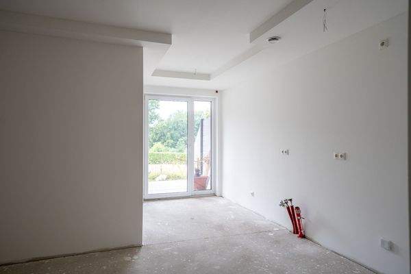 Blick vom Wohnbereich zur Küche