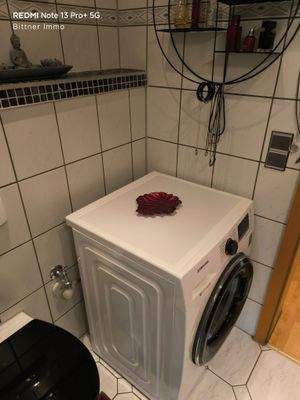 Aufstellplatz der Waschmaschine im Bad