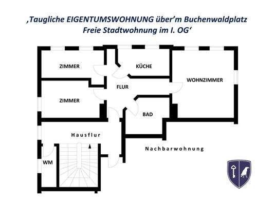  Schematischer GRUNDRISS der Wohnung