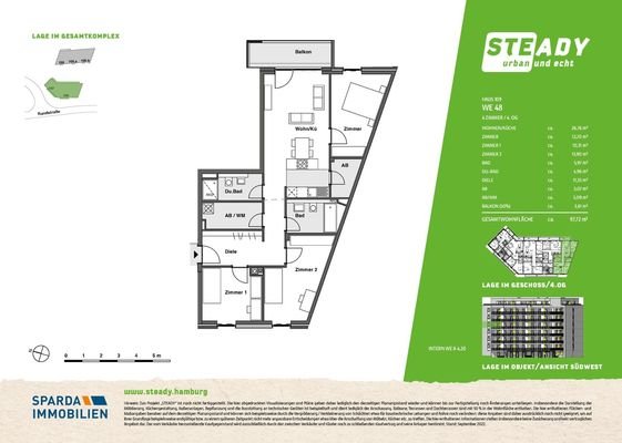 Grundriss Wohnung 48