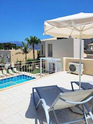 Kreta, Nopigia: Schöne 2-Zimmer-Wohnung in Anlage in Strandnähe zu verkaufen