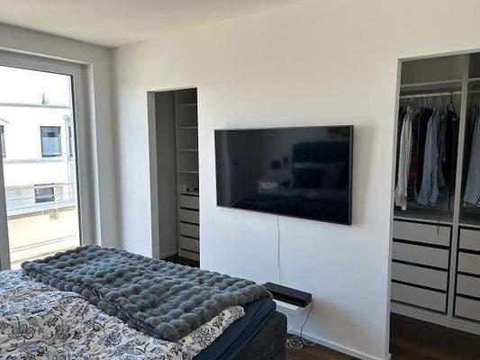 Schlafen mit Ankleide