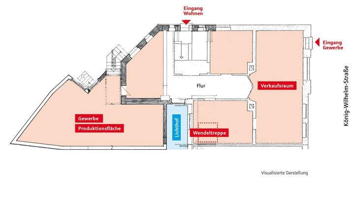 Grundriss EG Visualisierung