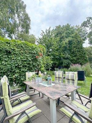 Essbereich im Garten