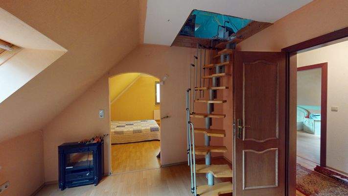 Wohnbereich im Obergeschoss