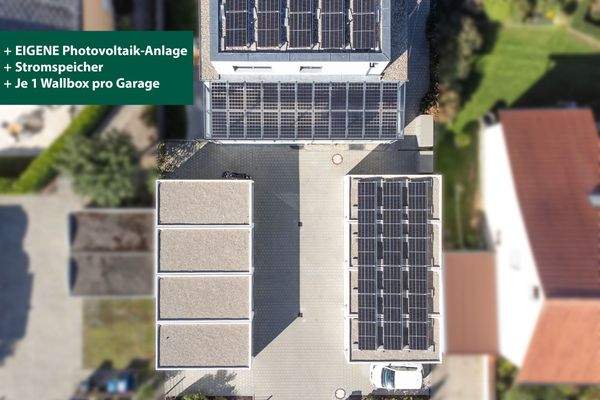 Luftaufnahme / Photovoltaik