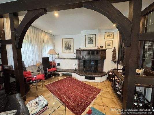 Gemütlicher Kachelofen