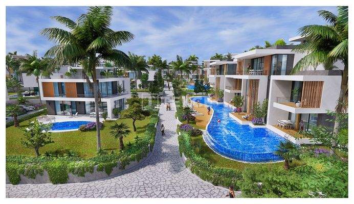 Sea-View Apartments in a Natural Setting in Gazimağusa Tatlısu