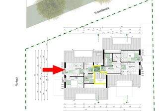 Dachgeschoss Lageplan 