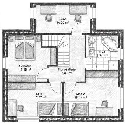 Grundriss Dachgechoss