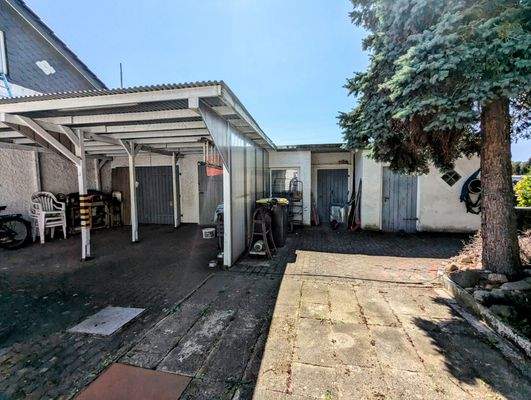 NG überdachte Fläche vor Garage