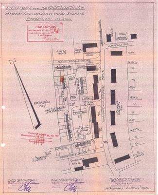 Lageplan von 1960 - REH FFB Ausjagbogen 12_0005