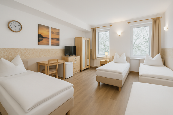 Visualisierungsbild Pensionszimmer