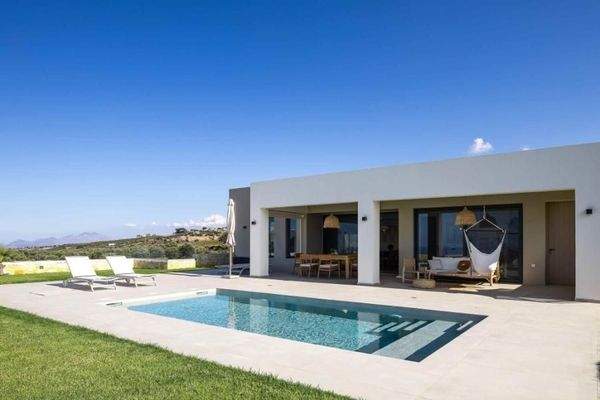 Kreta, Gallos: Luxuriöse Neubauvilla mit Meerblick zu verkaufen