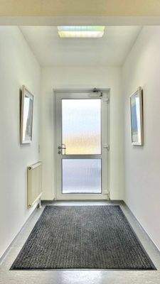 Direkter Eingang zu den Büros