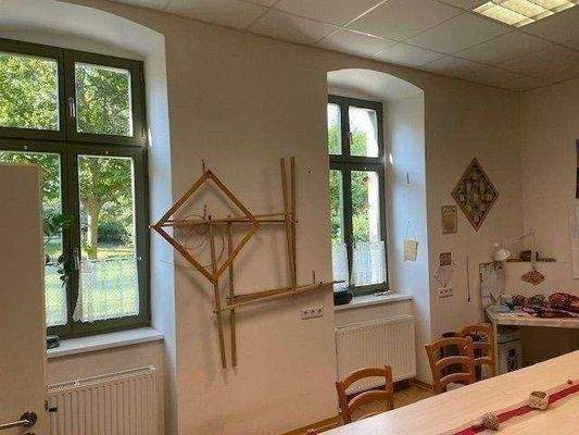 Therapieraum 2, Blick zum Dr.-W.-Külz-Platz