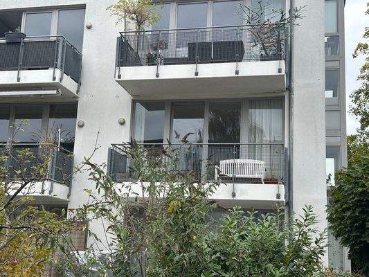 schöner Sonnenbalkon